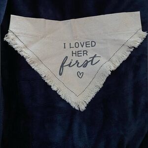 Dog Fringed Bandana for Wedding /Engagement events